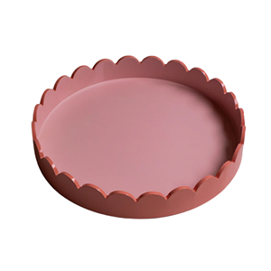 Exquisita Bandeja Redonda de Ratán con Borde Festoneado, Plato Decorativo Ecológico y Duradero para el Hogar y Hoteles, Hecho en Vietnam - Product Image 2