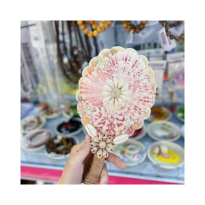 Natural Seashell <b>Mirror</b> Handmade Decorative Wall <b>Mirror</b> Coastal Home Decor Shell Frame <b>Mirror</b> - Product Image 6