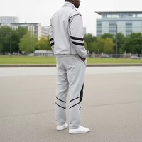 Survêtements d'hiver pour hommes, de haute qualité, 100% coton, poids moyen, à capuche, imprimés, grande taille, respirants, coupe-vent, streetwear