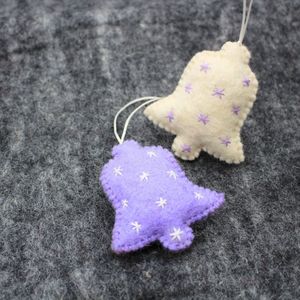 Handmade Felt <b>Bell</b> Ornament - Product Image 4
