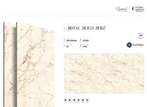 Paneles de Porcelana Monarch Radiant Gloss 800x1600 1200x1800 750x1500mm Diseñados para Residencias y Comercios de Lujo Modernos de Alta Gama - Product Image 5