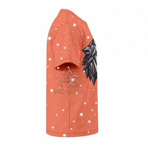 T-shirt pour homme de qualité supérieure, nouvelle arrivée, durable, premium, imprimé étoiles de la galaxie, surdimensionné, graphique cosmique, manches courtes, streetwear - Product Image 6