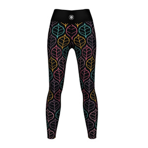 Women's Mid Waist Solid <b>Pattern</b> Fitness <b>Leggings</b>-Quick Dry Breathable Spandex/Polyester Yoga Activewear - Product Image 1