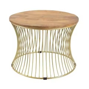 Top Selling White <b>Marble</b> Top Rose Gold Metal Frame Round <b>Nesting</b> Coffee <b>Table</b> Set For Luxury Apartment Living Room <b>Table</b> - Product Image 2