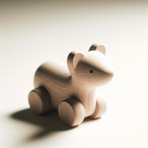 Ecológico e imaginativo El caso para elegir animales Juguetes de madera - Product Image 1