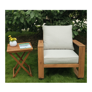 Silla Mecedora Plegable Moderna, Ecológica y Duradera para Interiores y Exteriores, Madera de Acacia con Certificación FSC, Muebles Minh Phuoc para Jardín - Product Image 2