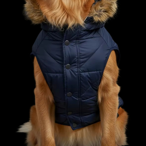 Abrigos de Invierno para Perros, Acolchados, Transpirables, de Estilo Premium, Resistentes al Viento, con Capucha y Diseño Sólido, MOQ Bajo para Pedidos al por Mayor - Product Image 3