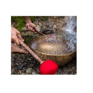 Juego de cuencos Cantores de bronce de imitación antiguo de la mejor calidad de Nepal, meditación curativa de 7 Chakras, curación con sonido grabado a mano - Product Image 4