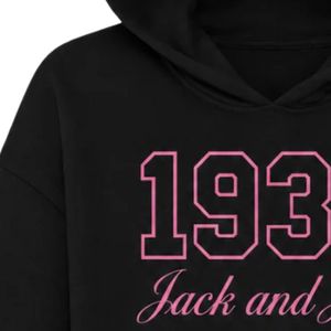 เสื้อฮู้ดครอปพิมพ์ลายกราฟิกสีดำสำหรับผู้หญิง ปี 1938 แขนยาว ผ้าฟลีซนุ่ม สวมใส่สบาย ทรงหลวม แฟชั่นสตรีทแวร์ - Product Image 5