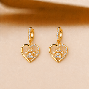 Juego de Joyas de Acero Inoxidable con Forma de Corazón y Diamantes para Mujer, Collar y Aretes de Moissanita, Regalo para Boda o Fiesta, Joyería de Moda - Product Image 5