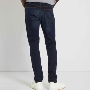 FLY HUMBLE SPORTSWEAR Lightweight New Quality <b>Men</b> Formal Dark Denim <b>Jeans</b> Pants Comfortable Outdoor Custom <b>Drawstring</b> Closure - Product Image 3