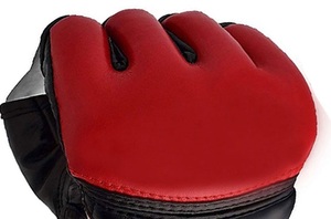 Guantes de Artes Marciales de Diseño Único con Múltiples Paneles, Servicio OEM/ODM Aceptable, Guantes de Entrenamiento de Combate MMA de Medio Dedo - Product Image 4