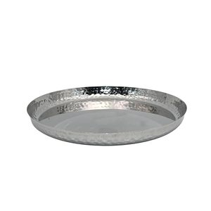 304 Stainless Steel Plate Snowflake Gray <b>Dinner</b> Serving <b>Tray</b> Eco Friendly Steak Plate Customized Engraving Camping Restaurant - Product Image 5