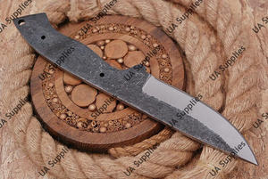 Cuchillo de Caza y Camping de Hoja Fija de Acero al Carbono Forjado a Mano con Espiga Completa, Punta Caída, Longitud de Hoja Personalizable, ODM - Product Image 5