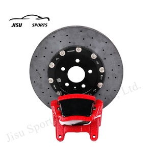 Conjunto completo 400mm Carro Cerâmica Discos De Freio 10 <span class=keywords><strong>Pot</strong></span> Freio Dianteiro Traseiro Único <span class=keywords><strong>Pot</strong></span> Caliper Kit para Audi A5 A6 A7 A8 RS5 RS6 RS7 RS8 - Product Image 5