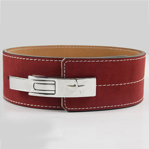 Ceinture de musculation en cuir personnalisée avec levier, soutien dorsal pour la musculation et le fitness, OEM ODM, vente en gros - Product Image 2