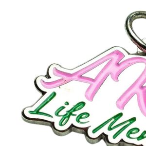 Breloque AKA Life Member Or Rose Vert pour Femme, Bijou Élégant de Sororité, Pendentif Accessoire pour Bracelet Collier, Cadeau - Product Image 2