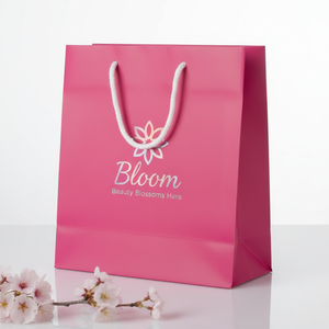 Bolsa de Papel Blanca Reciclable y Ecológica Hecha a Mano en Vietnam para Empaque de Supermercado, Bolsa de Compras Laminada de Lujo Personalizada - Product Image 6