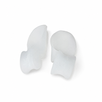 En gros, protège-doigts en gel de silicone blanc souple, correcteurs d'hallux valgus pour le soin quotidien des pieds, la marche et les chaussures de sport