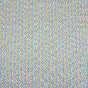 Collection de luxe de tissu de coton imprimé en zigzag de coton tissu organique naturel multicolore pour la literie et les vêtements de bébé - Product Image 6