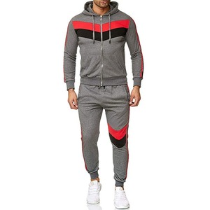 Men's Modern Tracksuit Two Piece Sports Jacket and Jogger Pants Casual Workout Gym Running Outfit - Product Image 4