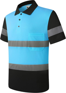 Polo de sécurité haute visibilité de qualité industrielle, séchage rapide, fabricant d'uniformes haute visibilité - Product Image 5