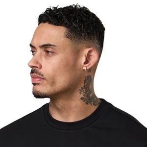 Sudadera Ligera Negra para Hombre, Cuello Redondo, Manga Larga, Ropa Deportiva, Ropa de Calle, Prenda de Moda - Product Image 3