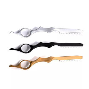 Navaja de Afeitar de Plástico de Una Sola Hoja Premium para Estilizar, Texturizar y Cortar Capas del Cabello, Hoja de Acero Inoxidable de Alta Calidad - Product Image 3