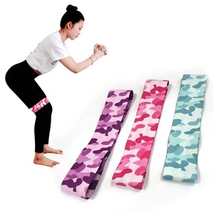 Bandes de résistance longues en polyester GAF Fitness pour les hanches, résistance moyenne, accessoires de sport, yoga, étirement, entraînement - Product Image 1