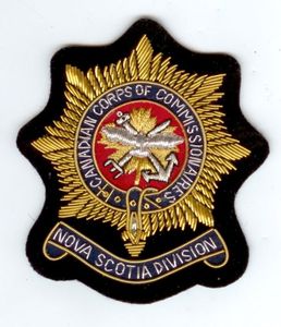Badge/Patch de blazer personnalisé fait main, broderie au fil doré, écusson de la Division de la Nouvelle-Écosse, qualité supérieure - Product Image 2