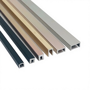 Profilé en aluminium CNW 110302 le plus populaire pour montage mural, série Angle 6000, pour décoration d'armoires/placards, T3-T8, découpe et soudure - Product Image 4