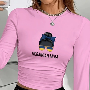 Camisa de manga larga de moda mujer mamá ucraniana - Product Image 3