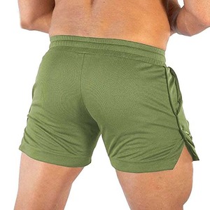 Men's Olive Green Quick Dry <b>Shorts</b> With Pockets Drawstring Waist Casual Solid Color Mid Length <b>Short</b> <b>Shorts</b> - Product Image 4
