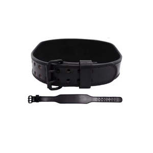 เข็มขัดยกน้ำหนักหนังแท้ พาวเวอร์ลิฟติ้ง ยิม เข็มขัดยกน้ำหนักแบบกำหนดเอง พร้อมโลโก้สั่งทำ - Product Image 1