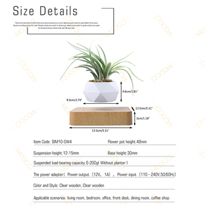 Haut de gamme Commercial créatif artificiel lévitation magnétique bonsaï flottant intérieur maison bureau <span class=keywords><strong>d</strong></span>écoration Air plante Pot - Product Image 5