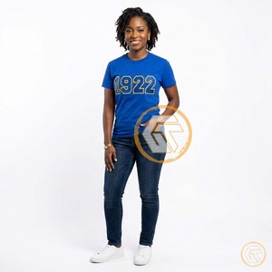 T-shirt de sororité pour femmes GREEK TREASURES Sigma Gamma Rho, 100% coton jersey, respirant et séchage rapide pour l'été - Product Image 2