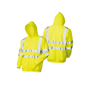 เสื้อกั๊กนิรภัยสะท้อนแสงแบบยูนิเซ็กซ์ ทนไฟ สีเหลือง ผลิตตามแบบ ODM สำหรับงานอุตสาหกรรม ทำจากโพลีเอสเตอร์ - Product Image 3