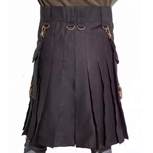 Kilt escocés tradicional para hombre, cintura ajustable, diseño plisado hecho a mano, atuendo cultural de las Tierras Altas para festivales y ceremonias - Product Image 4