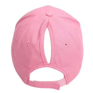 Pink Adjustable Leather <b>Baseball</b> <b>Cap</b> with 3D Embroidery Logo Breathable Casual Outdoor Hat for Adults Unisex Spring Summer Wear - Product Image 2