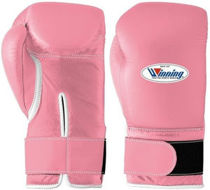 Wholesale Winning Leather Pink Boxing Gloves <b>Velcro</b> Best Seller High Quality Custom Logo for Closure Boxing Sparring Gloves - Product Image 4