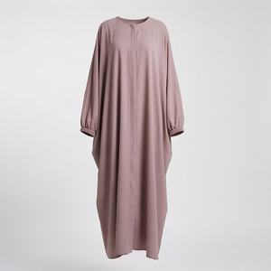 Venta al por Mayor de Abayas Islámicas Modestas, Vestidos para Mujer, Nuevo Modelo Thobe Thawb, Logotipo Personalizado, Ropa de Moda de Algodón Puro - Product Image 1