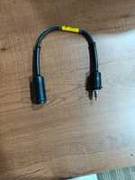 Casque d'aviation Jupitor de haute qualité, adaptateur JT TYPE 671, prise audio U174 NATO, prise en laiton plaqué argent noir type 691 CE ROHS