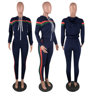 Conjunto Deportivo de Mujer, Amarillo, con Capucha, Diseño 2 en 1, Antiestático, de Forro Polar, Corte Regular, Pantalones Casuales con Bolsillos Laterales, para Otoño - Product Image 6