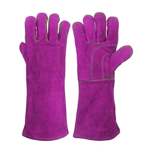 ถุงมือเชื่อมหนังวัวแท้เกรดพรีเมียม ดีไซน์ใหม่ ทนไฟ ทนทาน สำหรับงานอุตสาหกรรม ป้องกันการสั่นสะเทือน - Product Image 5