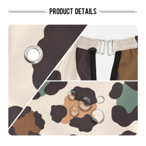 Capa de Salón con Logotipo Personalizado de Harbor Industry, de Alta Calidad, con Estampado de Leopardo, Impermeable, Cierre Ajustable a Presión, Servicio OEM, MOQ Bajo - Product Image 4