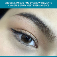 Pigment liquide pour tatouage des sourcils NUOJO, végan et biologique, pour artistes PMU et débutants, flacon de 5 ml, maquillage permanent, sans cruauté, non toxique