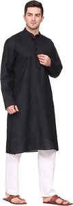 Shalwar Kameez traditionnel pour hommes, coupe décontractée, matière en coton durable, confortable, tenue longue durée - Product Image 4