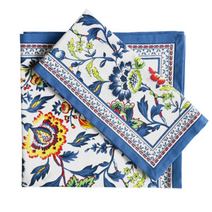 Serviettes en tissu, serviettes de table imprimées en mélange coton-lin, coins ourlés, parfaites pour les fêtes, les dîners, les mariages, 20x20 pouces - Product Image 3