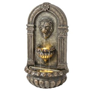 Fontaine murale extérieure marron style campagnard - Product Image 6