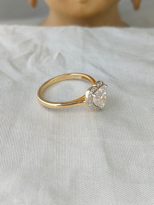 Joyería de Oro de 18K al por Mayor, Joyería de Oro Fina con Corte Ovalado y Certificado IGI para Bodas y Fiestas - Product Image 2